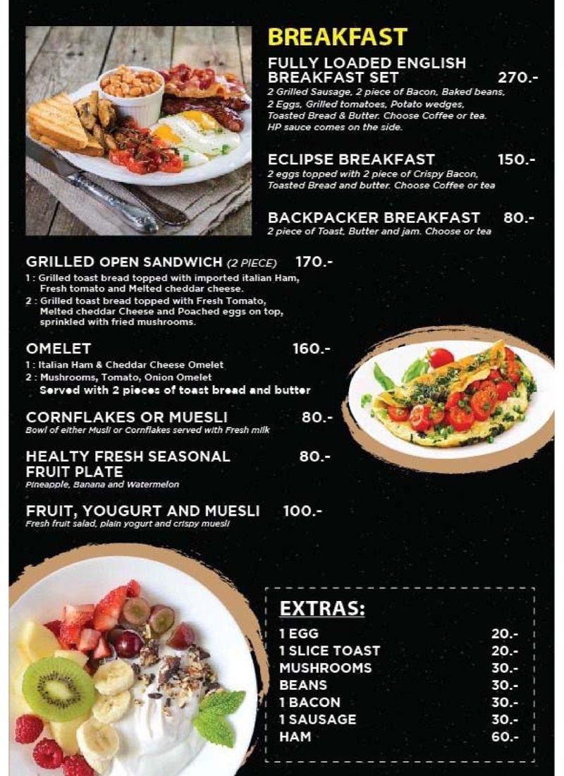 Breakfast Menu